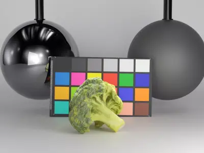 Bunch of broccoli 28 Low-poly 3D model
