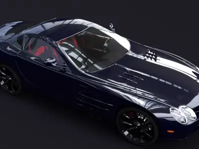 Mercedes-Benz SLR roadster 722s  3D model