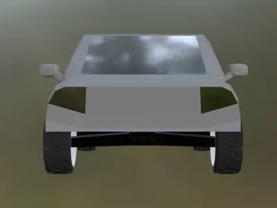 Low Poly Landcruiser 3D model