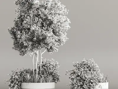 indoor plant stand 55 3D model