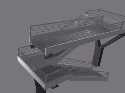 Footbridge - Passarela 3D model