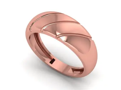 Band Ring 3D print model