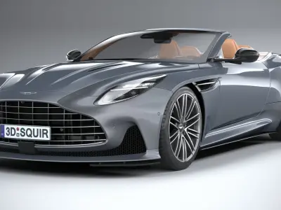 Aston Martin DB12 Volante 2024 3D model