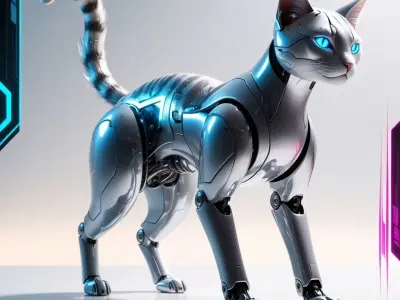 robotic cat  3D model
