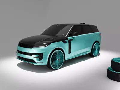 Land Rover Range Rover Sport 2023 luxory 3D model