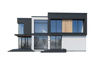 Modern house Gelly 3D model