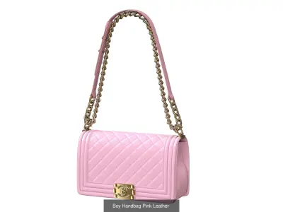 Boy Handbag Leather Bags 3D Model Pack