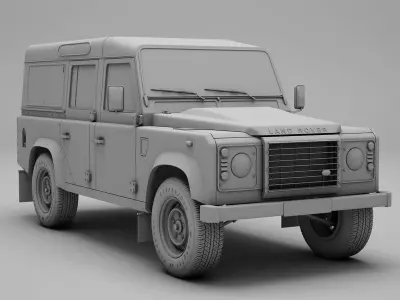 Land Rover Defender 110 Wagon 3D model