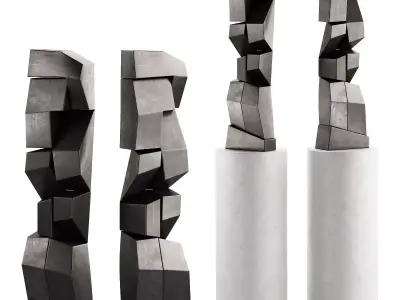 409 interior sculptures 16 1stdibs Contemporary Bronze Artwork 1 3D model