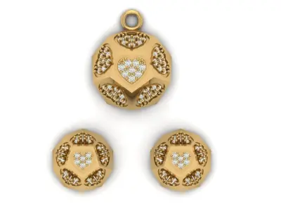 Pendant Set 3D print model purchase
