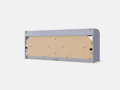 HAUGA TV bench 1 Low-poly 3D model