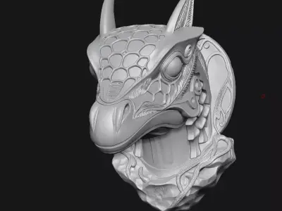 Dragon 3D print model