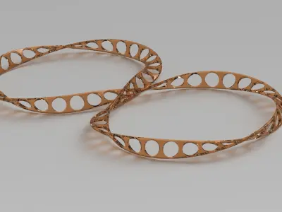 Infinity mobius Free 3D model