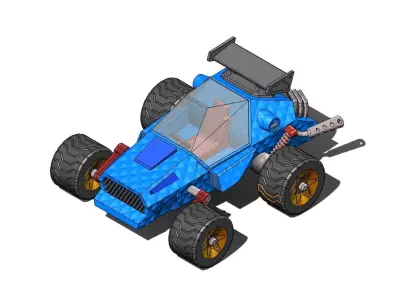 Buggy - 3D model for 3D printing 3D print model
