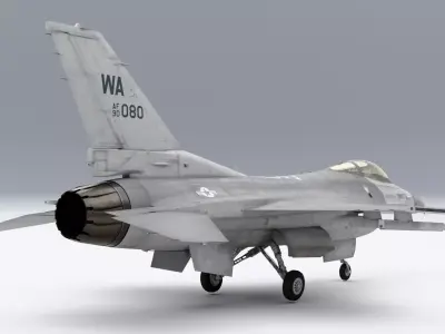 F-16 Fighting Falcon Low-poly 3D model buy