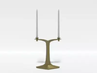 Candle Base Free low-poly 3D model