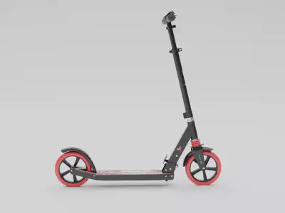 Electrical Cycle Low-poly 3D model