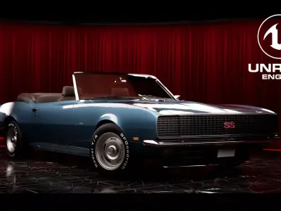 Car Studio Unreal Environment  3D model