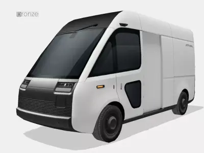 Arrival Van 2024 Low-poly 3D model