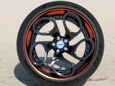 ROTIFORM ZRH-T 19 INCH RIMS 3D print model