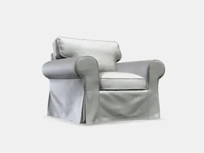 EKTORP Armchair 1 Low-poly 3D model