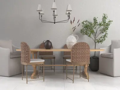 Archmodels vol 274 for c4d - 12 furniture sets 3D model