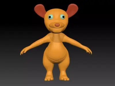 Baby Tiger 3d model 3D model