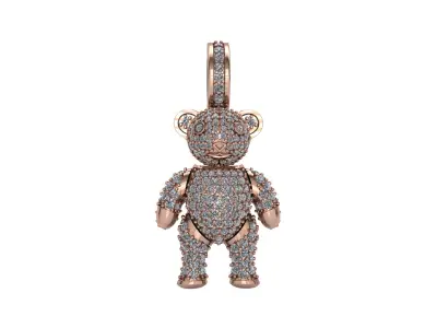 Bear Pendant 3D print model