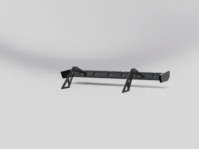 spoiler combo rear LIFT 3D model