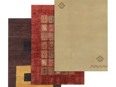 Rug Set 1869 3D model
