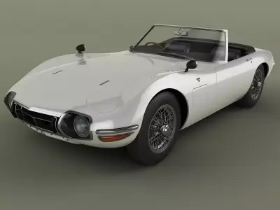 Toyota 2000GT Cabrio 3D model