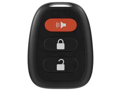 Car Key Remote Low-poly 3D model