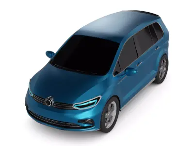 Hatchback Car 3D model