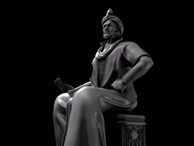 Mirzo Ulugbek 3D model 3D print model