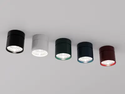 Cylindrical lamp 3D model