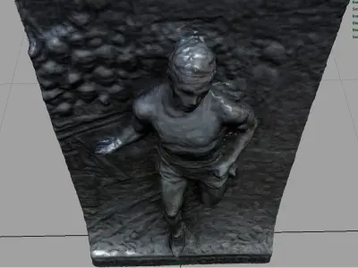 The Runner Monument 3D model
