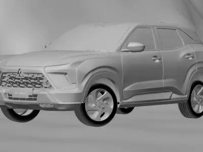 Mitsubishi XForce 3D model