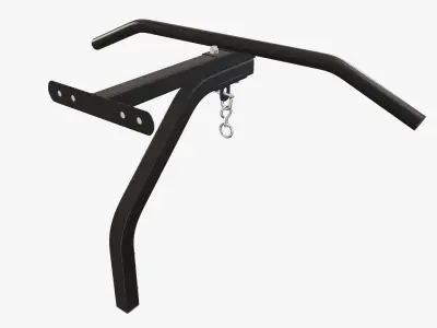 Fitness pull-up bar 01 3D model
