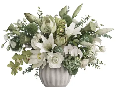 Flower In Vase 112 3D model