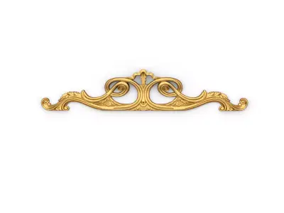 Classic carved decor ornament 360 3D model