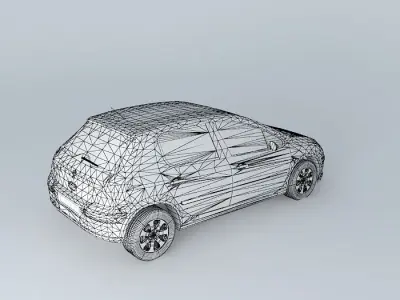 Peugeot 307 XS 5p Hatchback 2001 Free 3D model