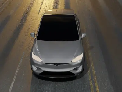 electric car  3D model