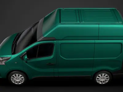 Renault Trafic Van L1H2 2018 3D model