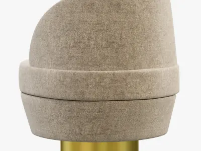 Essential Home Gable Single Sofa 3D model