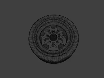 PORSCHE ATS COOKIE CUTTER RIM 3D print model