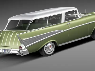 Chevrolet Nomad 1957 3D model