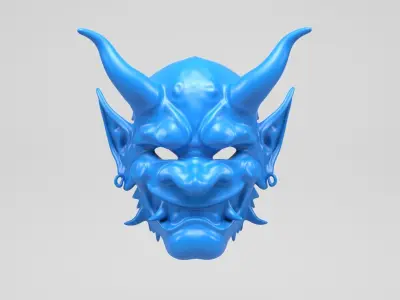 Demon Mask 3D print model