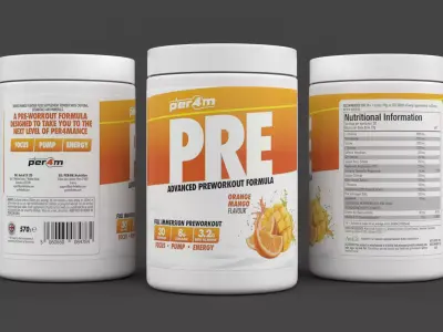 Protein Powder 3D model 16
