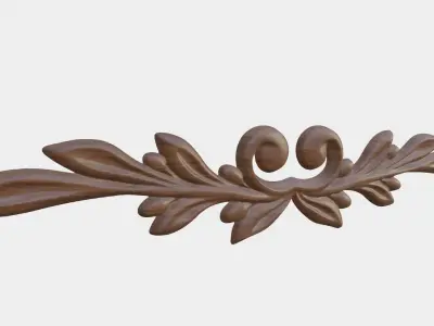 Frame Decor For Wood Carving 3D print model purchase