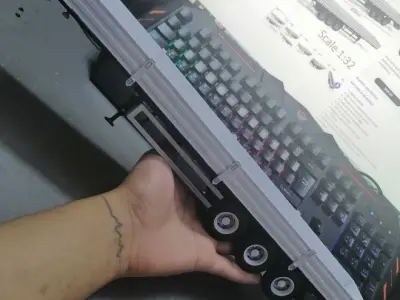 Heavy Lorry Trailer 3D print model